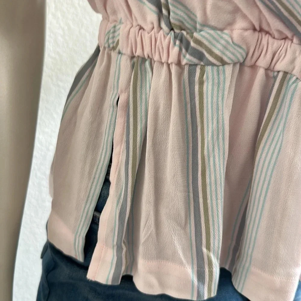 Pink Free People Psychedelic Summer Top